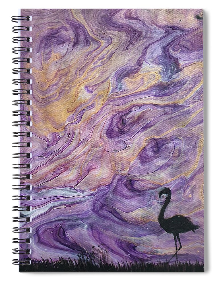 notebook flamingo